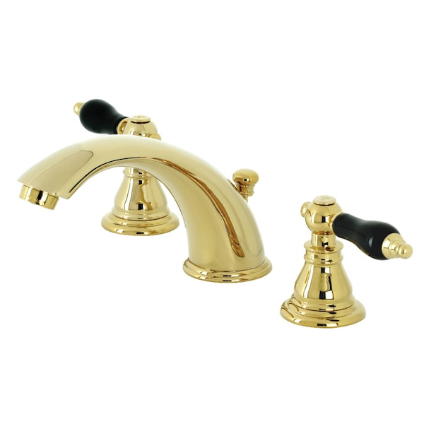 KB962AKL Duchess Widespread Bathroom Faucet W/ Plastic Pop-Up, Brass